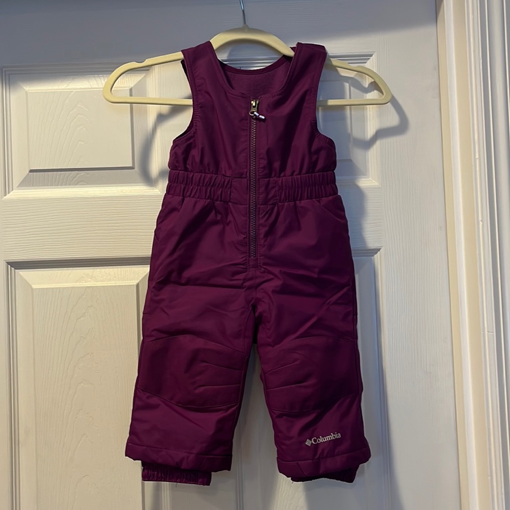 Columbia 12 to 18 months ski bibs